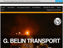 Tablet Screenshot of belintransport.com